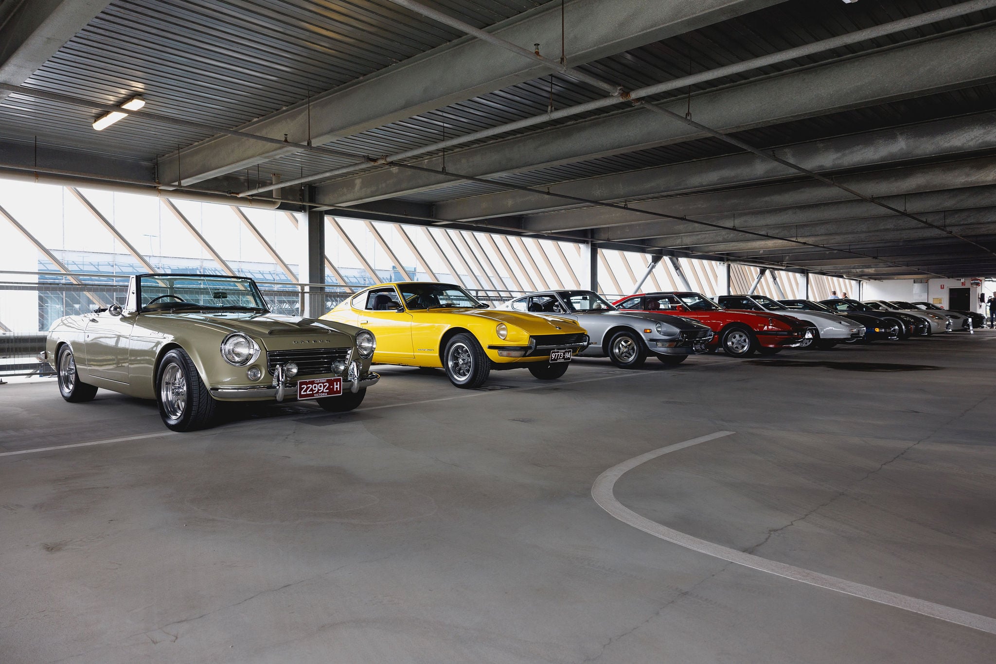A Row of Z cars